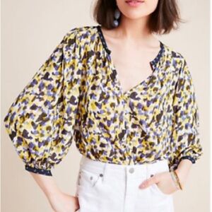 Velvet Graham & Spencer x Anthropologie Blouse Sz S